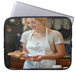 Erdnussbutter-und-Jelly-Sandwich individuell Laptopschutzhülle
