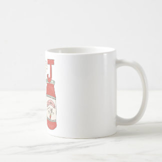 Erdnussbutter und Stau Kaffeetasse