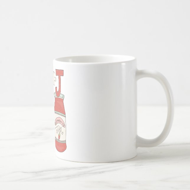 Erdnussbutter und Stau Kaffeetasse (Rechts)