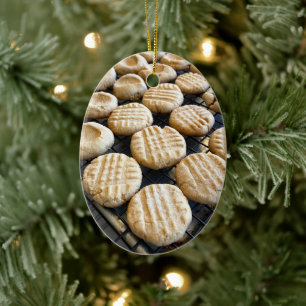Erdnussbutterkekse Keramik Ornament