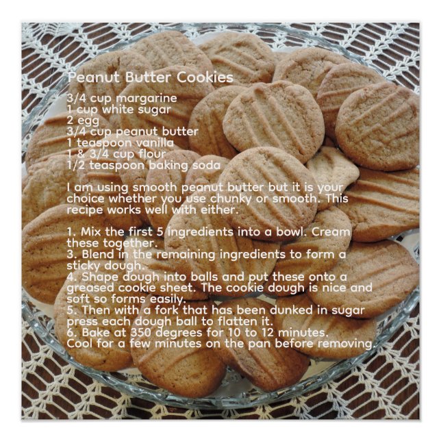 Erdnussbutterkekse Poster (Vorderseite)