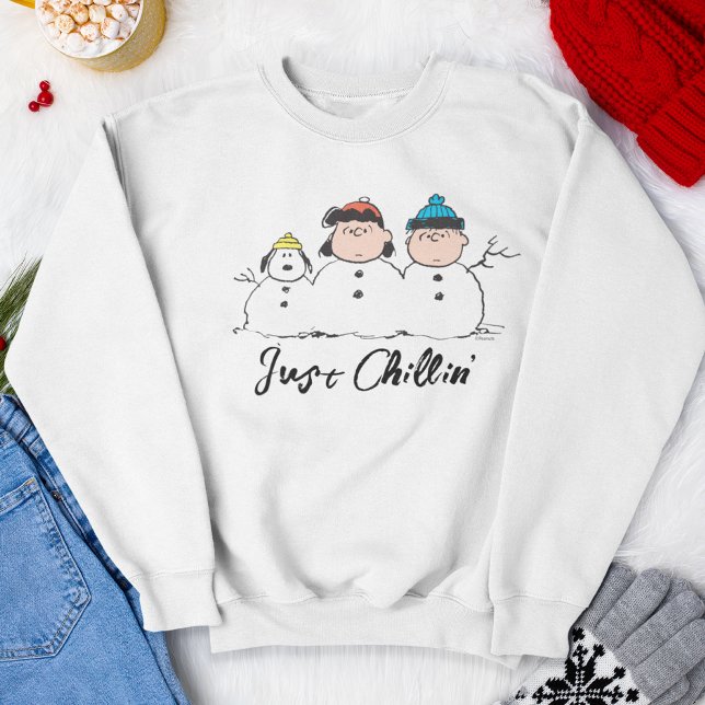 Erdnüsse | 3 Person Snowman Sweatshirt (Von Creator hochgeladen)