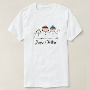 Erdnüsse 3 Person Snowman T-Shirt