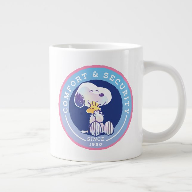 Erdnüsse | Abzeichen für Komfort und Sicherheit Bl Jumbo-Tasse (Rechts)