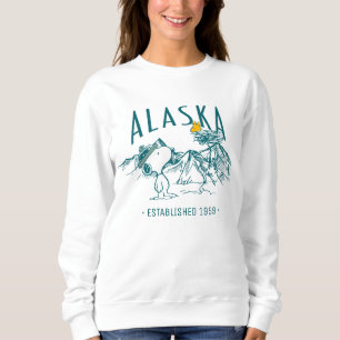 Erdnüsse   Alaska die letzte Grenze Sweatshirt