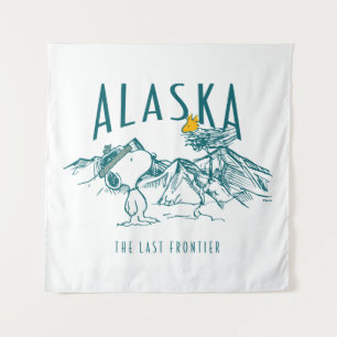 Erdnüsse Alaska die letzte Grenze Wandteppich
