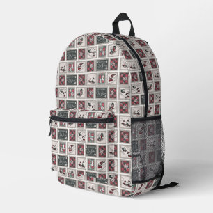 Erdnüsse   Alt modisches Schlittelwegmuster Bedruckter Rucksack