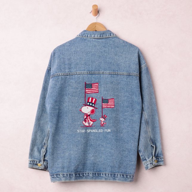 Erdnüsse | American Summer Old Glory Jeansjacke (Hangar)