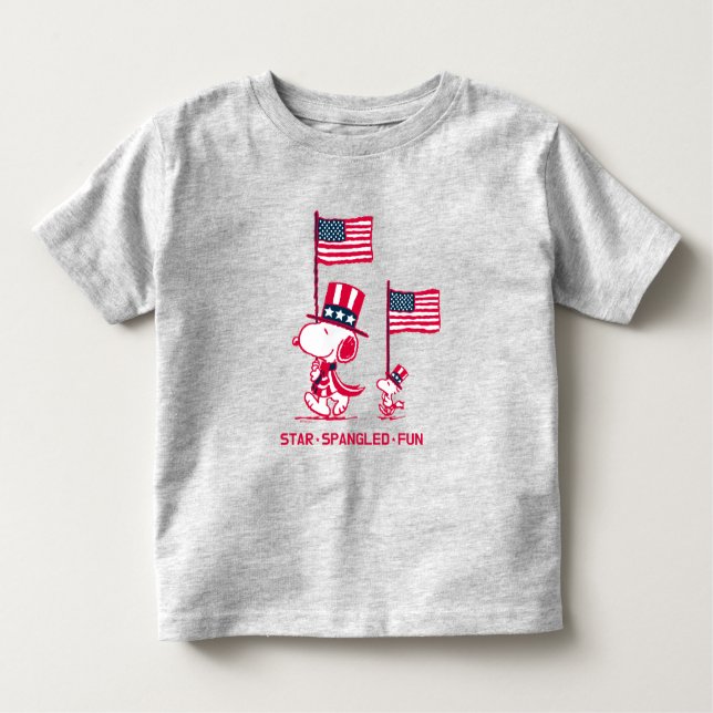 Erdnüsse | American Summer Old Glory Kleinkind T-shirt (Vorderseite)
