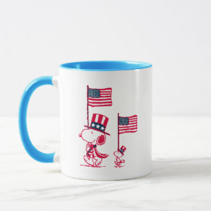 Erdnüsse   American Summer Old Glory Tasse