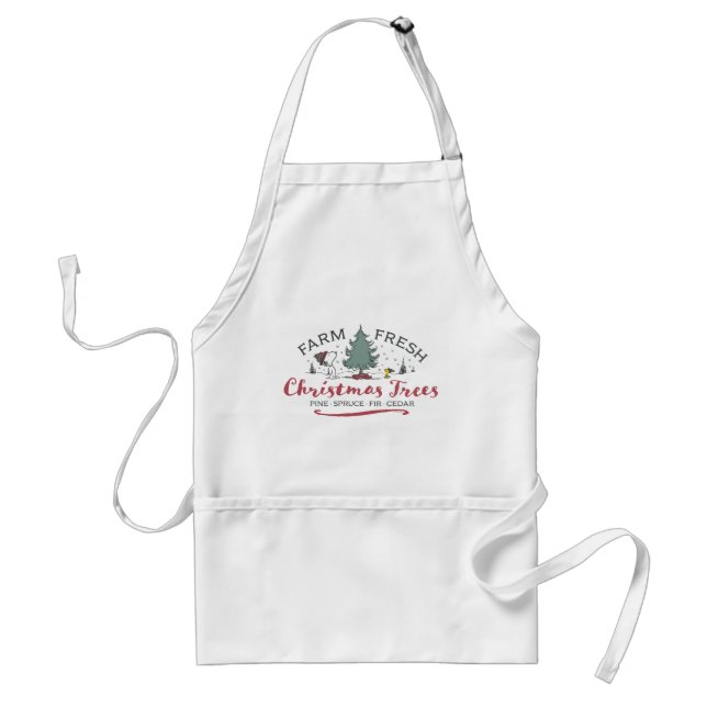 Erdnüsse | Bauernhof Frische Weihnachtsbaumen Schürze (Vorne)
