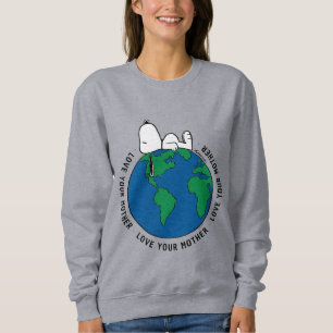 Erdnüsse Behalt es sauber Behalte es grün Sweatshirt