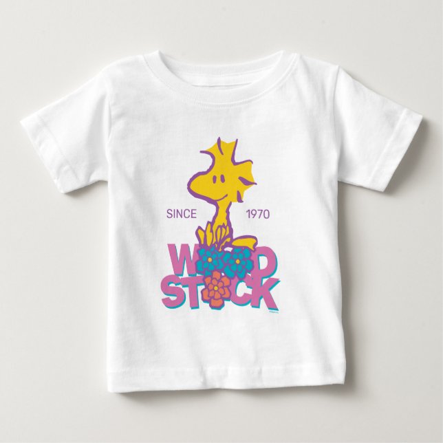 Erdnüsse | Blume aus Holz Baby T-shirt (Vorderseite)