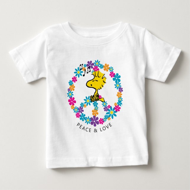 Erdnüsse | Blume Holz Baby T-shirt (Vorderseite)