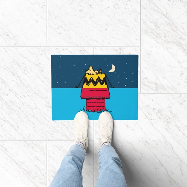 Erdnüsse | Camping aus Holz Fußmatte (Indoor)