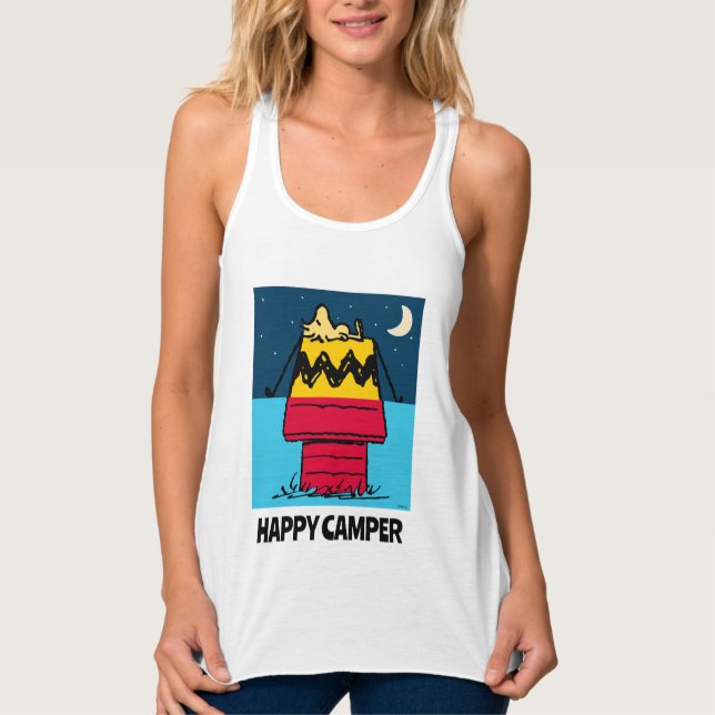 Erdnüsse | Camping aus Holz Tank Top (Vorderseite)