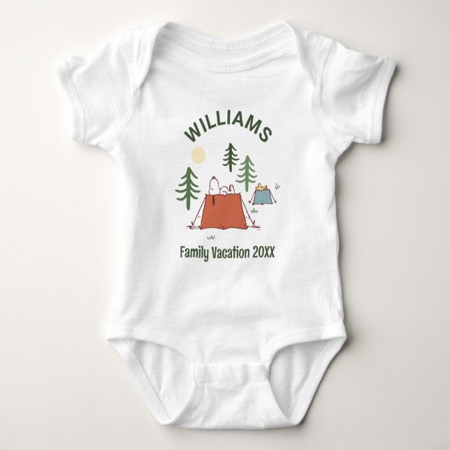 Erdnüsse | Camping Familienurlaub Baby Strampler (Vorderseite)