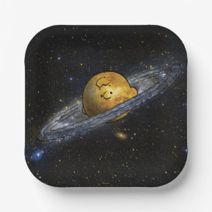 Erdnüsse   Charlie Brown ausgeteilt Pappteller