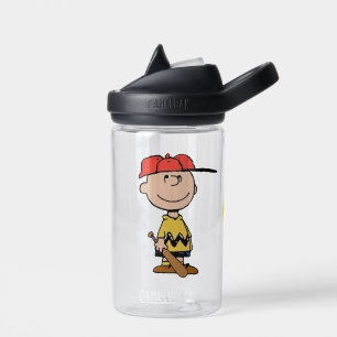 Erdnüsse Charlie Brown Baseball-Lächeln Trinkflasche