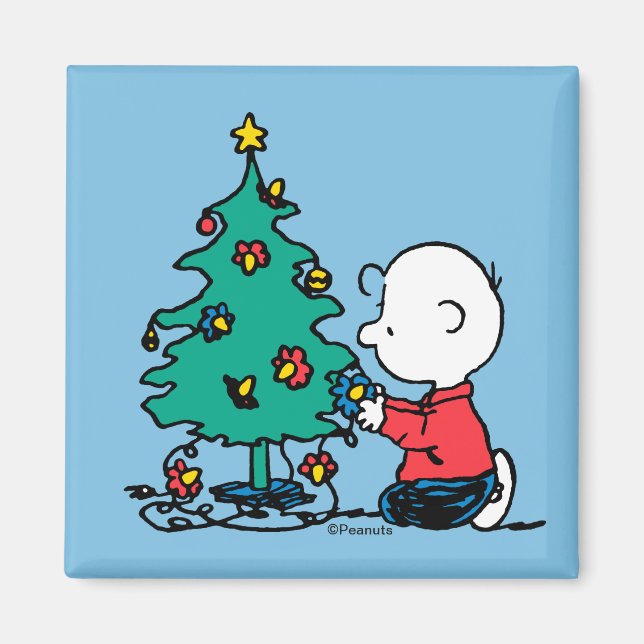 Erdnüsse | Charlie Brown Christmas Lights Magnet (Vorne)