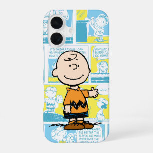 Erdnüsse   Charlie Brown Comic-Muster iPhone 16 Hülle