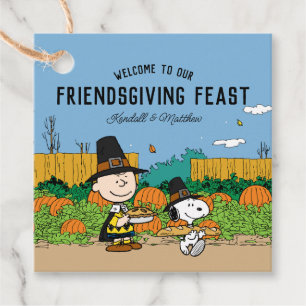 Erdnüsse Charlie Brown Erntedank Ihren Namen hin Geschenkanhänger