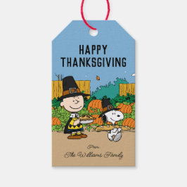 Erdnüsse | Charlie Brown Erntedank Ihren Namen hin Geschenkanhänger