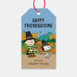 Erdnüsse | Charlie Brown Erntedank Ihren Namen hin Geschenkanhänger