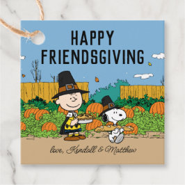 Erdnüsse | Charlie Brown Erntedank Ihren Namen hin Geschenkanhänger