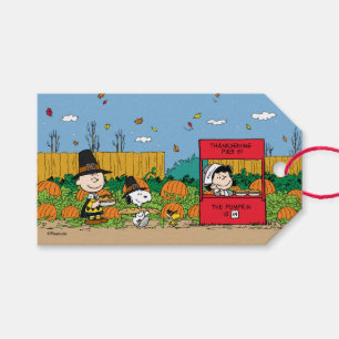 Erdnüsse Charlie Brown Erntedank Name hinzufüg Geschenkanhänger