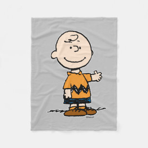 Erdnüsse   Charlie Brown Fleecedecke