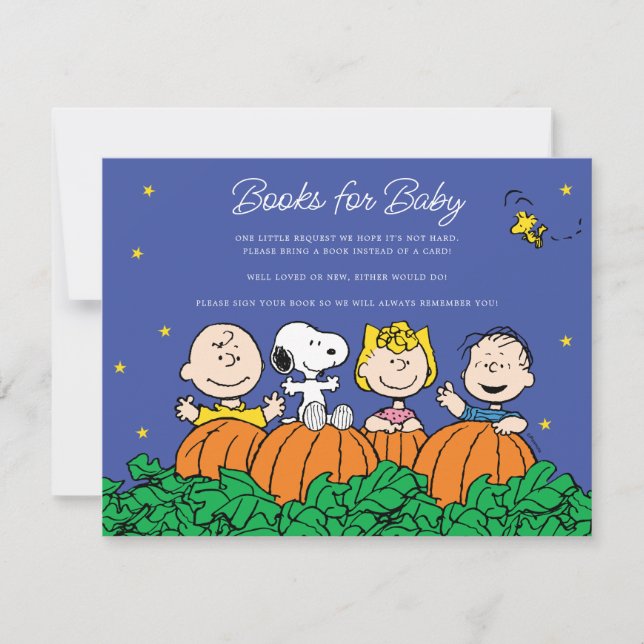 Erdnüsse | Charlie Brown & Gang Books for Baby Einladung (Vorderseite)