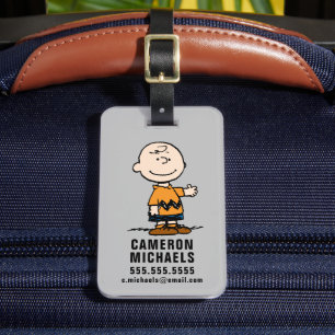 Erdnüsse Charlie Brown Gepäckanhänger