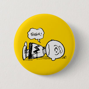 Erdnüsse Charlie Brown ist unten Button