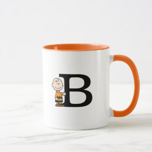 Erdnüsse Charlie Brown Monogram B Tasse