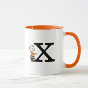 Erdnüsse Charlie Brown Monogram X Tasse