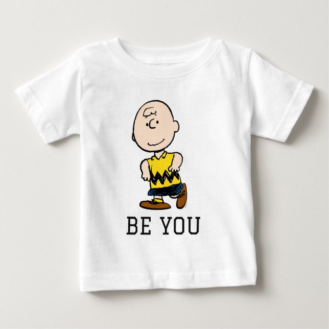 Erdnüsse | Charlie Brown Portrait Baby T-shirt (Vorderseite)