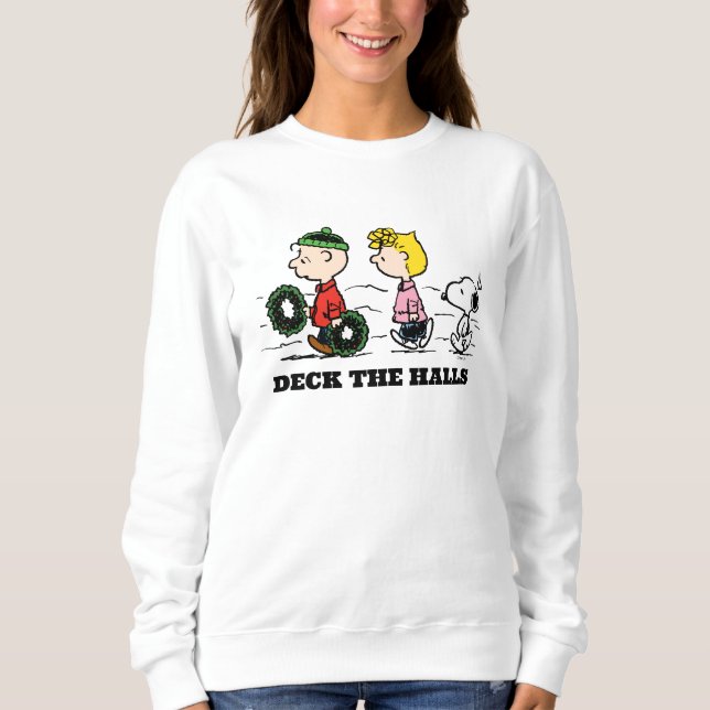 Erdnüsse | Charlie Brown, Sally & Snoopy Sweatshirt (Vorderseite)