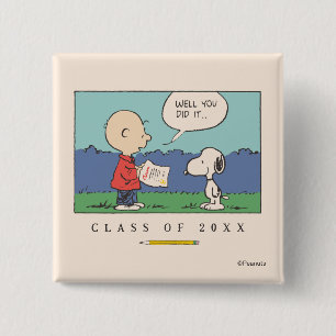 Erdnüsse Charlie Brown Snoopy Na Du Hast Es Gescha Button