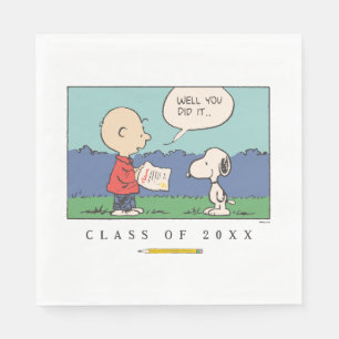Erdnüsse Charlie Brown Snoopy Na Du Hast Es Gescha Serviette