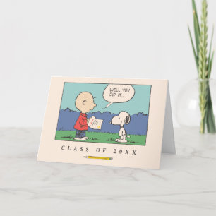 Erdnüsse Charlie Brown Snoopy Na Du Hast's Geschaf Karte
