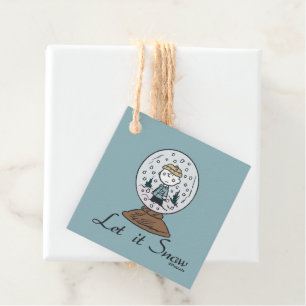 Erdnüsse Charlie Brown Snow Globe Geschenkanhänger