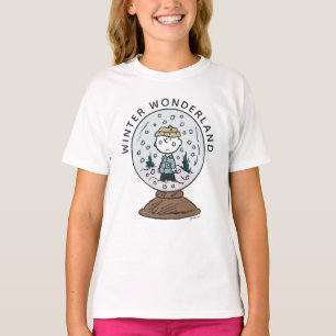 Erdnüsse Charlie Brown Snow Globe T-Shirt