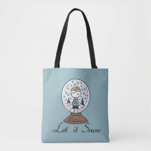 Erdnüsse   Charlie Brown Snow Globe Tasche