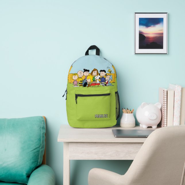 Erdnüsse | Charlie Brown und Gang Bedruckter Rucksack (InSitu)