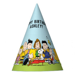 Erdnüsse Charlie Brown und Gang Birthday Partyhütchen