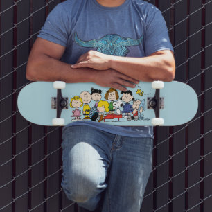 Erdnüsse Charlie Brown und Gang Skateboard