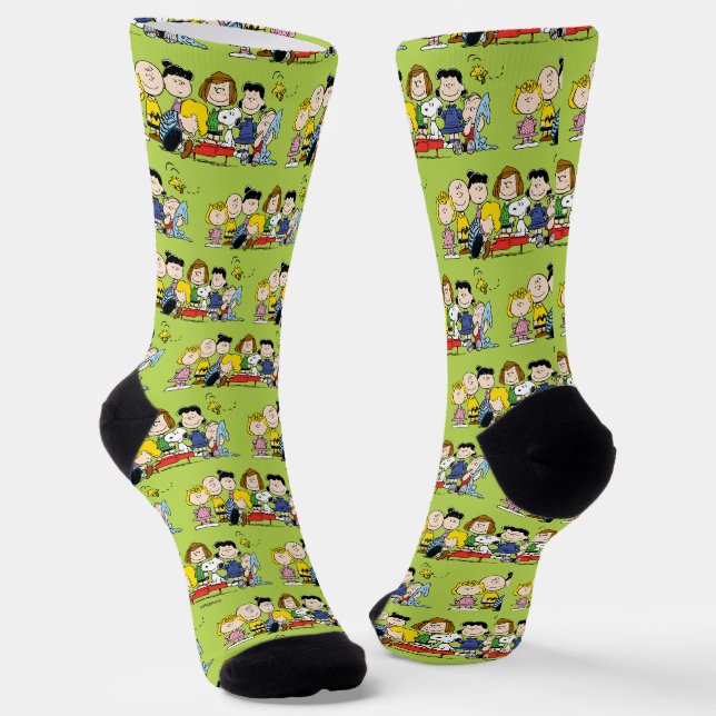 Erdnüsse | Charlie Brown und Gang Socken (Gewinkelt)