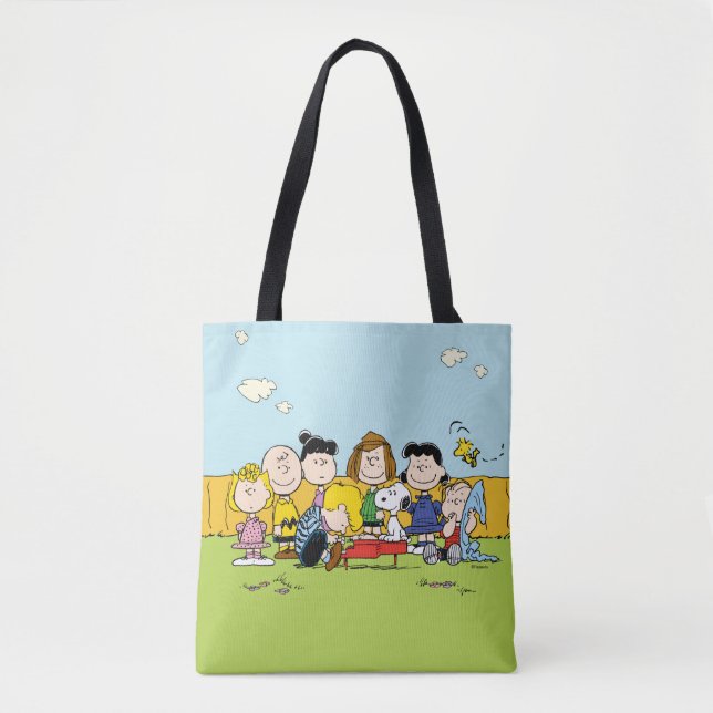 Erdnüsse | Charlie Brown und Gang Tasche (Vorderseite)