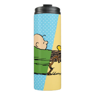 Erdnüsse   Charlie Brown & Woodstock Half & Half Thermosbecher